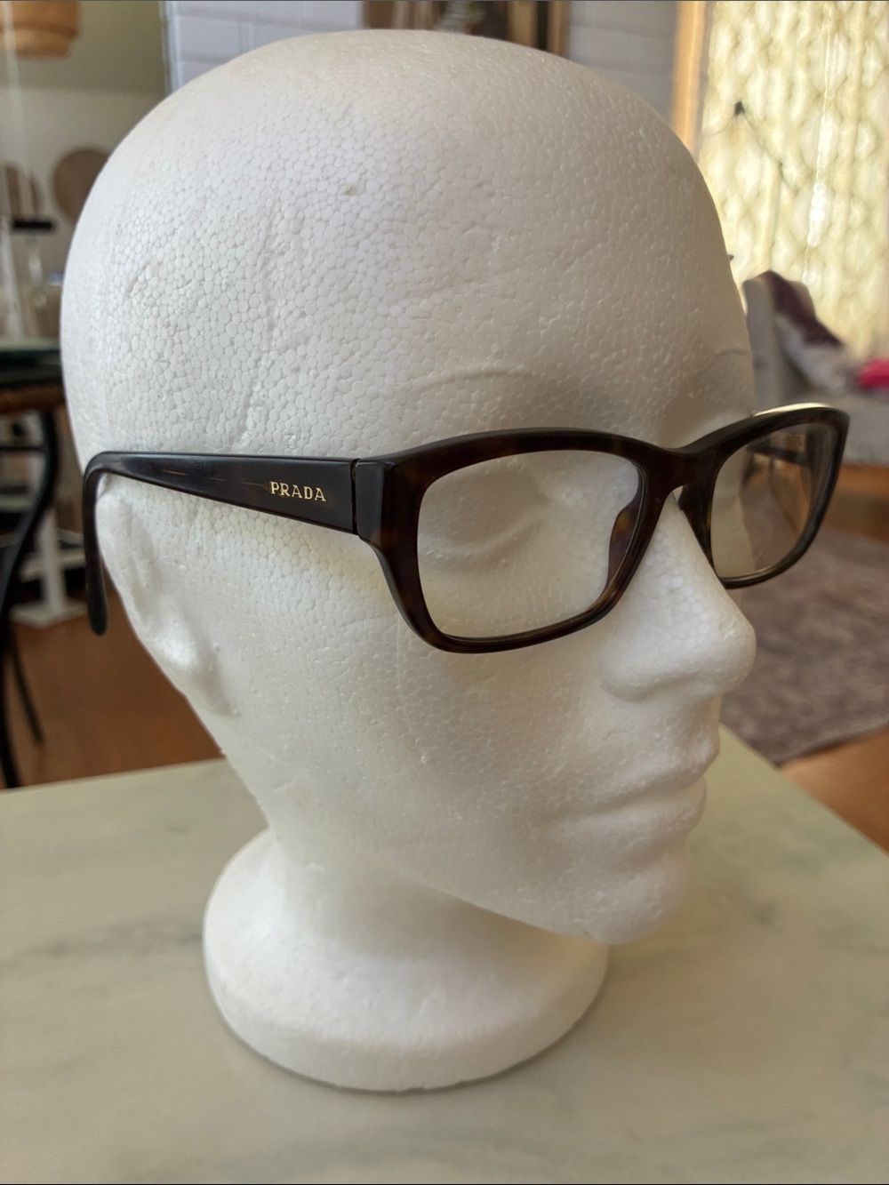 Prada VPR 18O Tortoise Havana Eyeglasses Frames 52-18-135